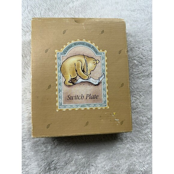 Disney By Charpente Classic Winnie the Pooh Ceramic Light Switch Plate - Picture 6 of 16